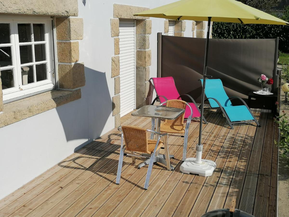 Gite 2 Pers Proche Plage Avec Jardin Clohars-Carnoët Esterno foto